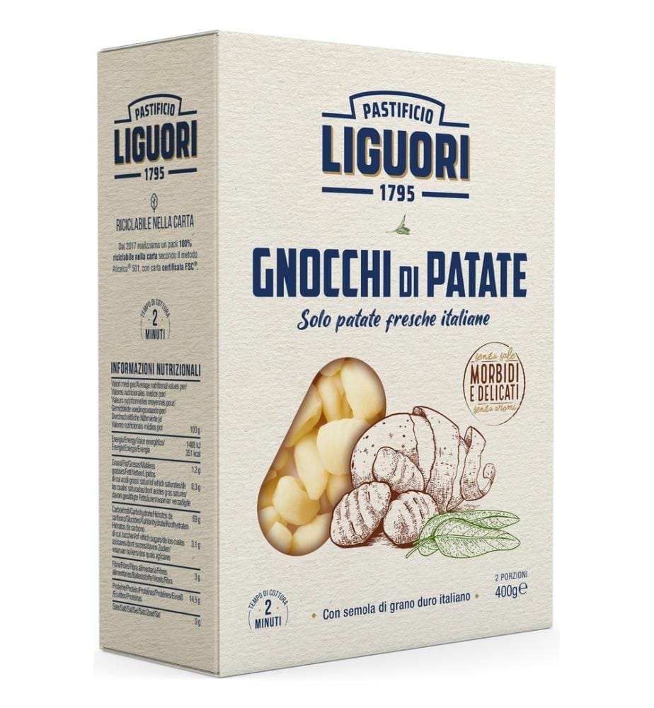 8x Liguori Gnocchi di patate - 400g