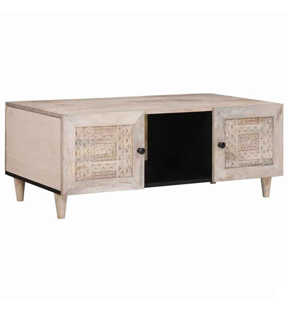 Table basse Beige 100 x 54 x 40 cm Bois d'ingénierie