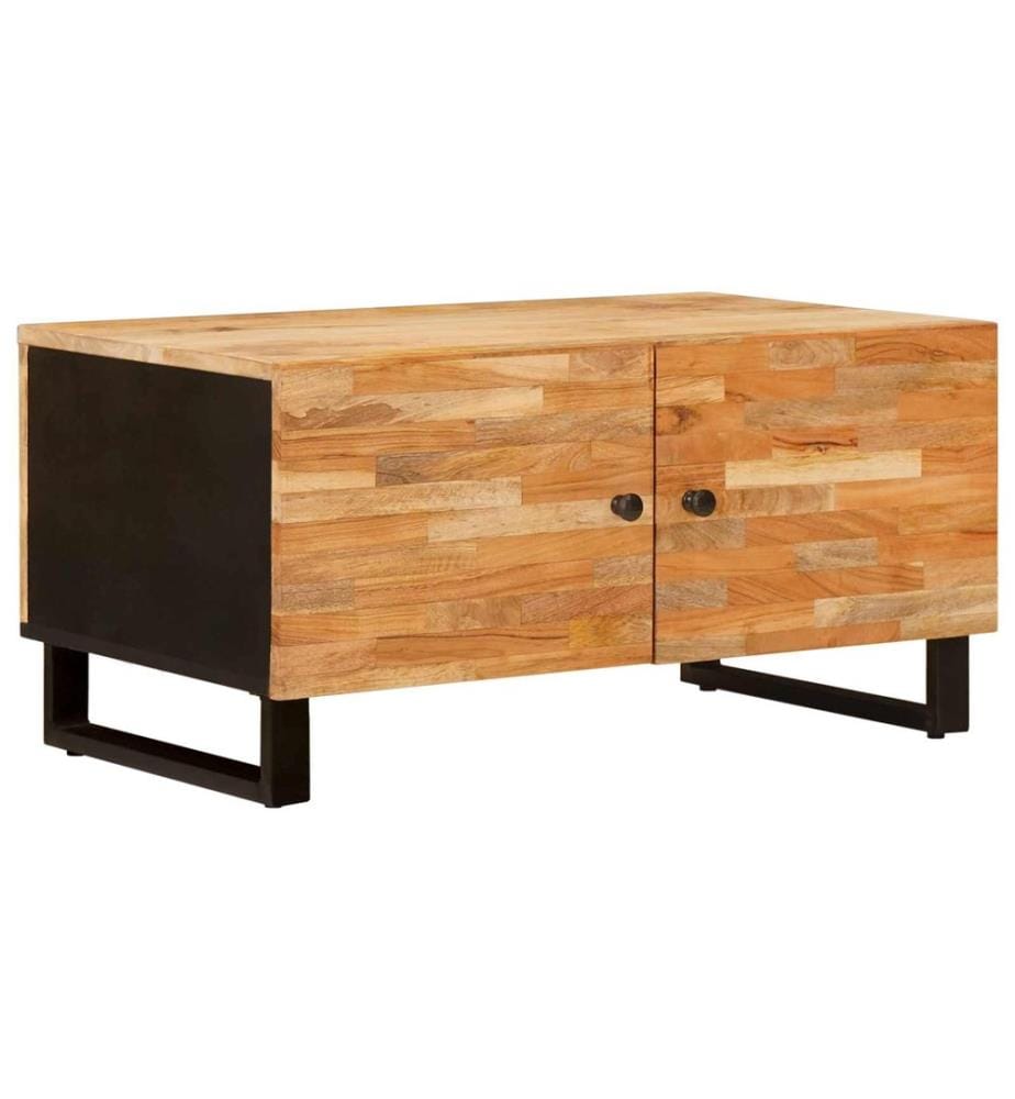 Table basse Marron 80 x 50 x 40 cm Bois de mangue massif