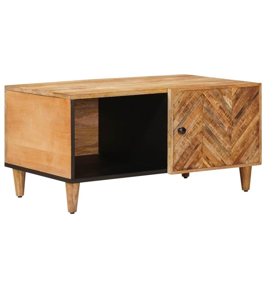 Table basse Marron 80 x 50 x 40 cm Bois de mangue massif