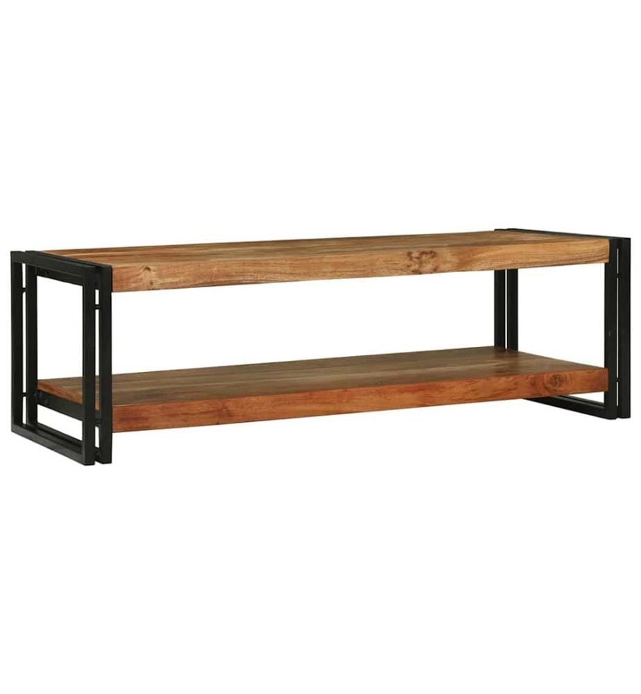 Table basse Marron 120 x 50 x 38 cm Bois d'Acacia Massif
