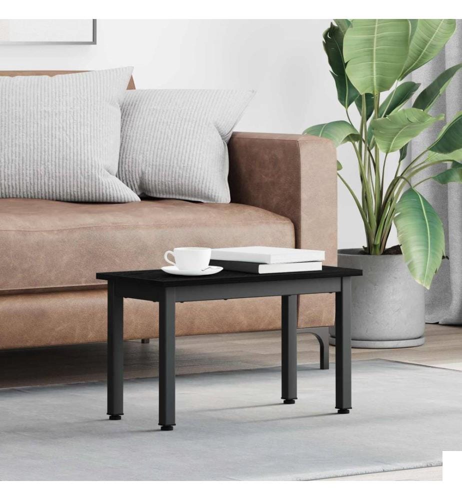 Table basse Chêne noir 60 x 30 x 36 cm Bois d'ingénierie