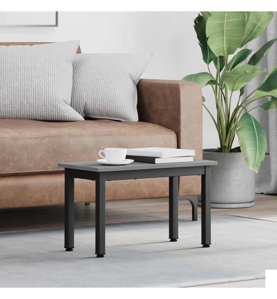 Table basse Gris Sonoma 60 x 30 x 36 cm Bois d'ingénierie