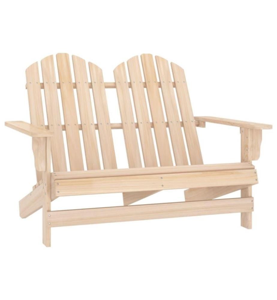 Chaise de jardin Adirondack 2 places Bois de sapin massif