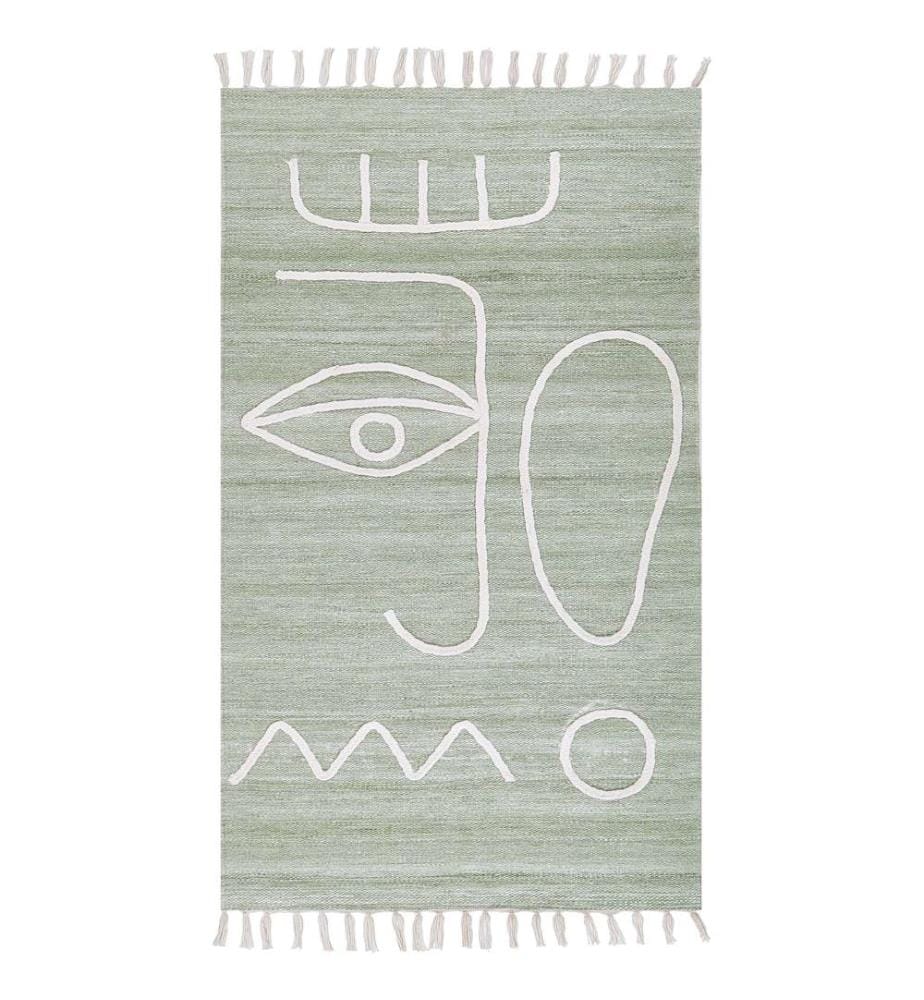 Tapis d'extérieur YAVU Vert clair 80 x 150 cm
