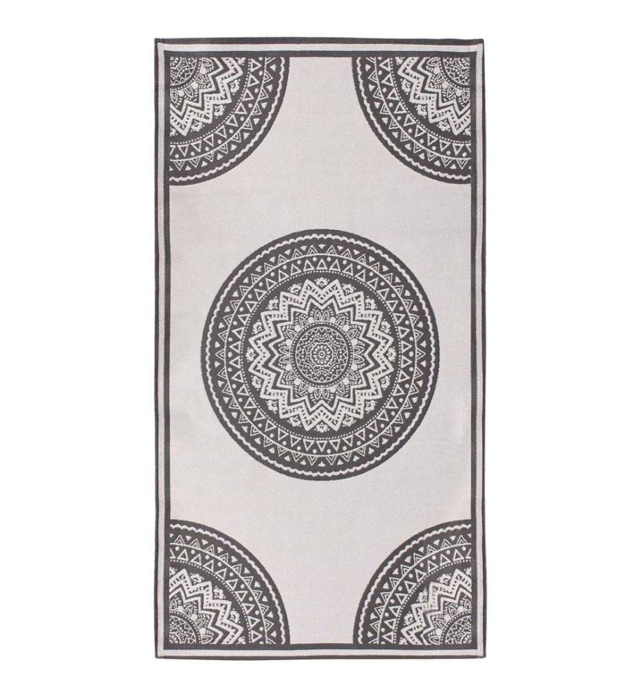 Tapis d'extérieur NELLORE Gris 80 x 150 cm