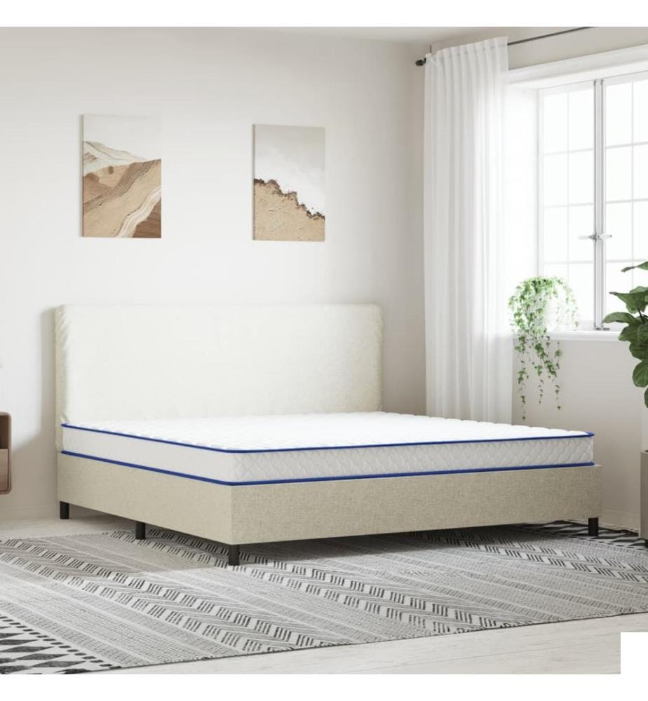 Matelas en mousse à mémoire de forme 200 x 180 x 17 cm doux