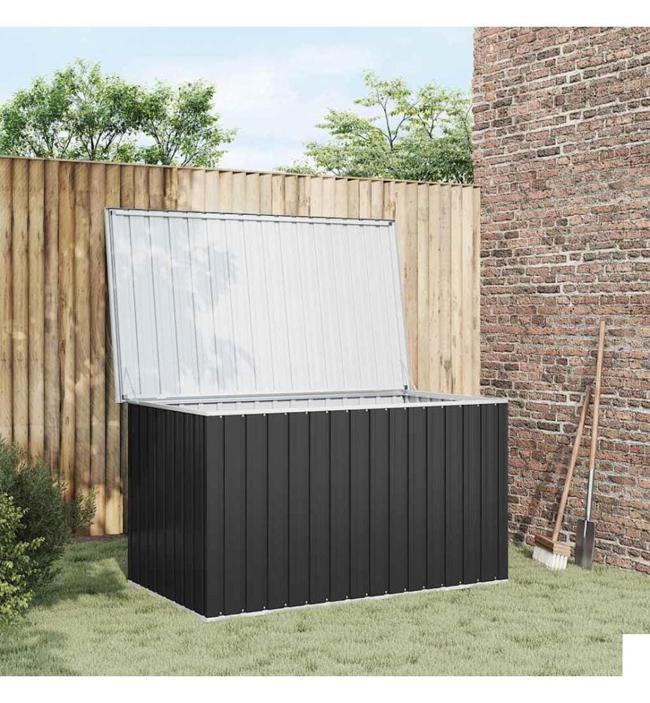 Boîte de rangement de jardin Anthracite 171x99x93 cm