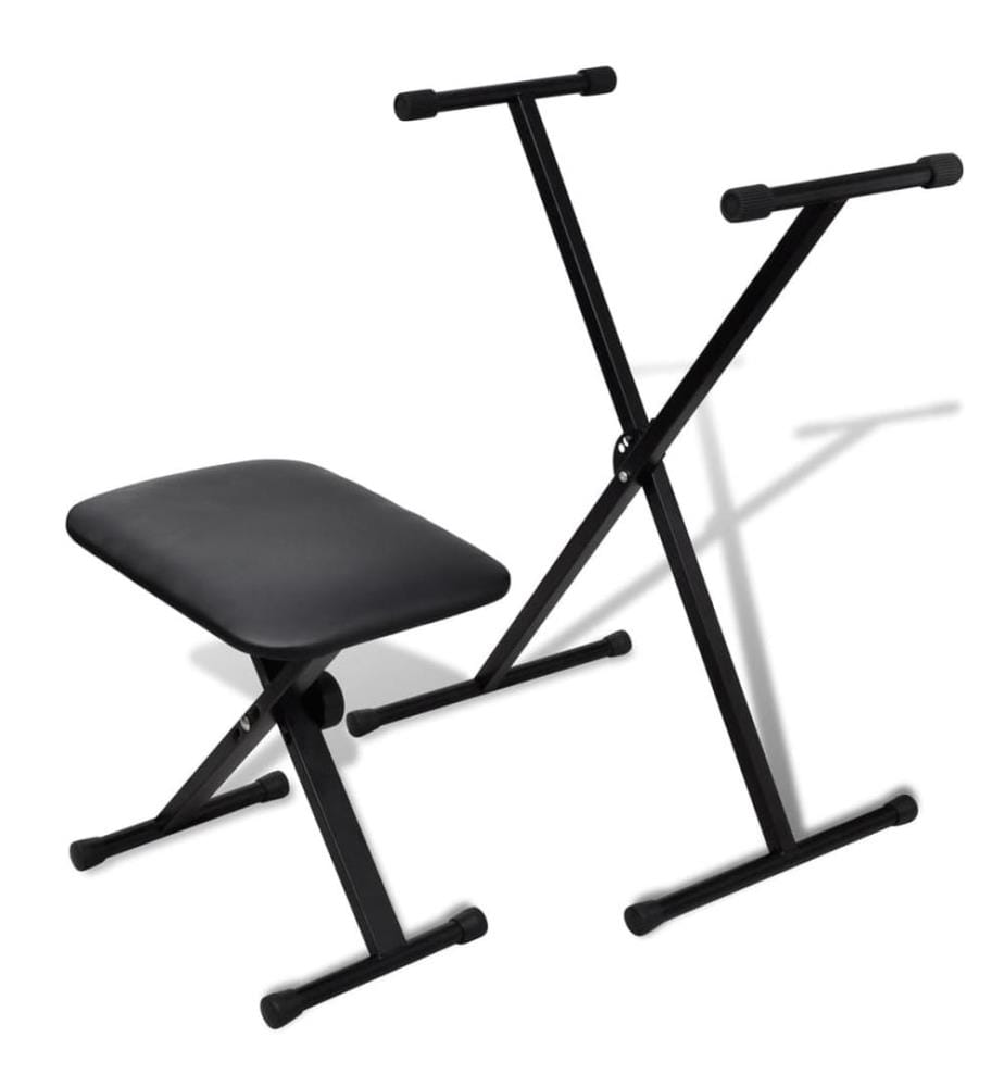 Ensemble de tabouret et support réglable de piano