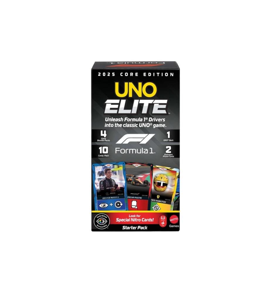 Mattel Spiele - Jeux de cartes Set de démarrage UNO Elite F1 2-5 joueurs