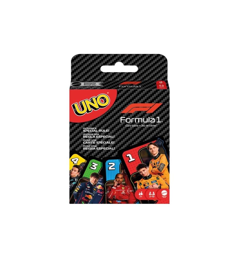 Mattel Spiele - Jeux de cartes Jeu de cartes UNO Formule 1, 2 à 10 joueurs
