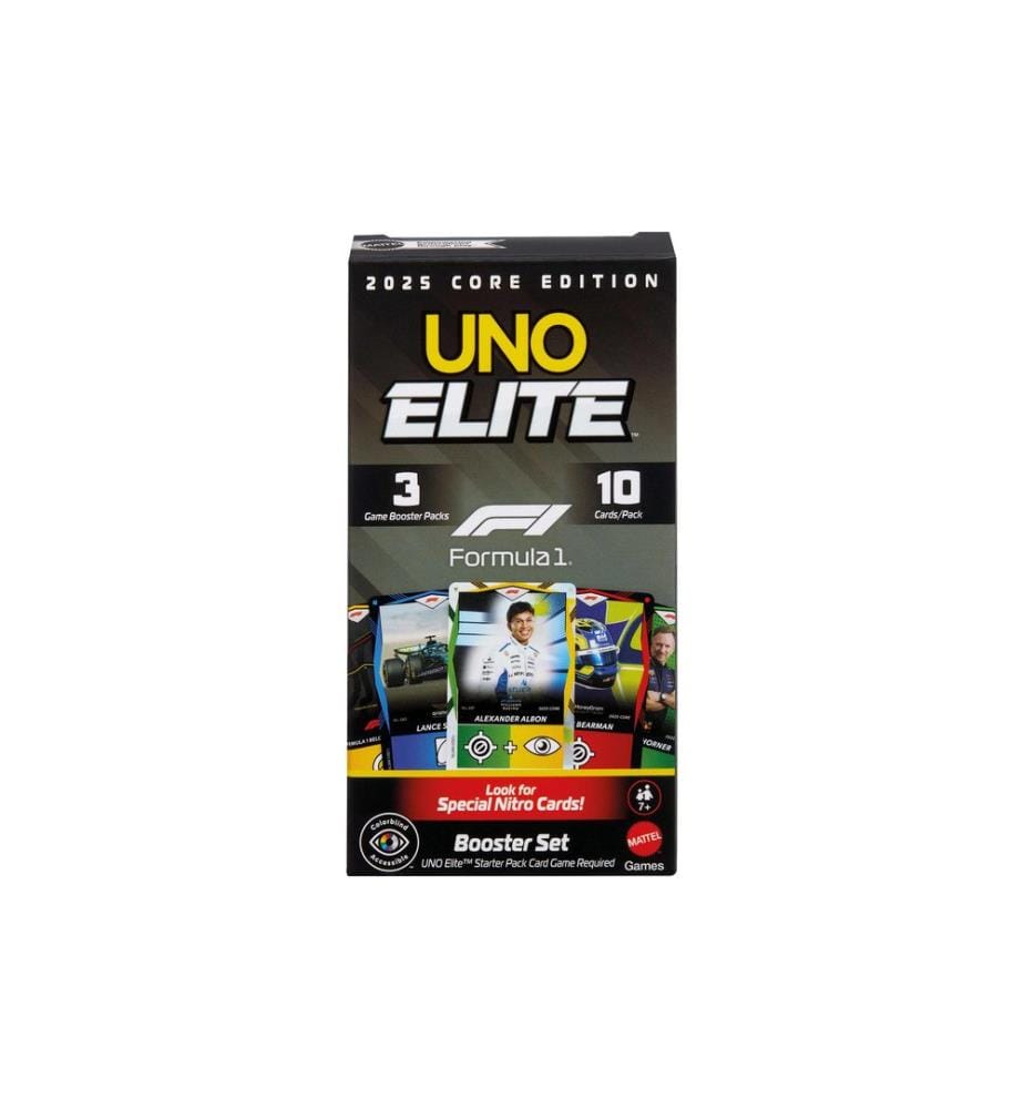 Mattel Spiele - Jeux de cartes Elite F1 Booster Set, 30 cartes