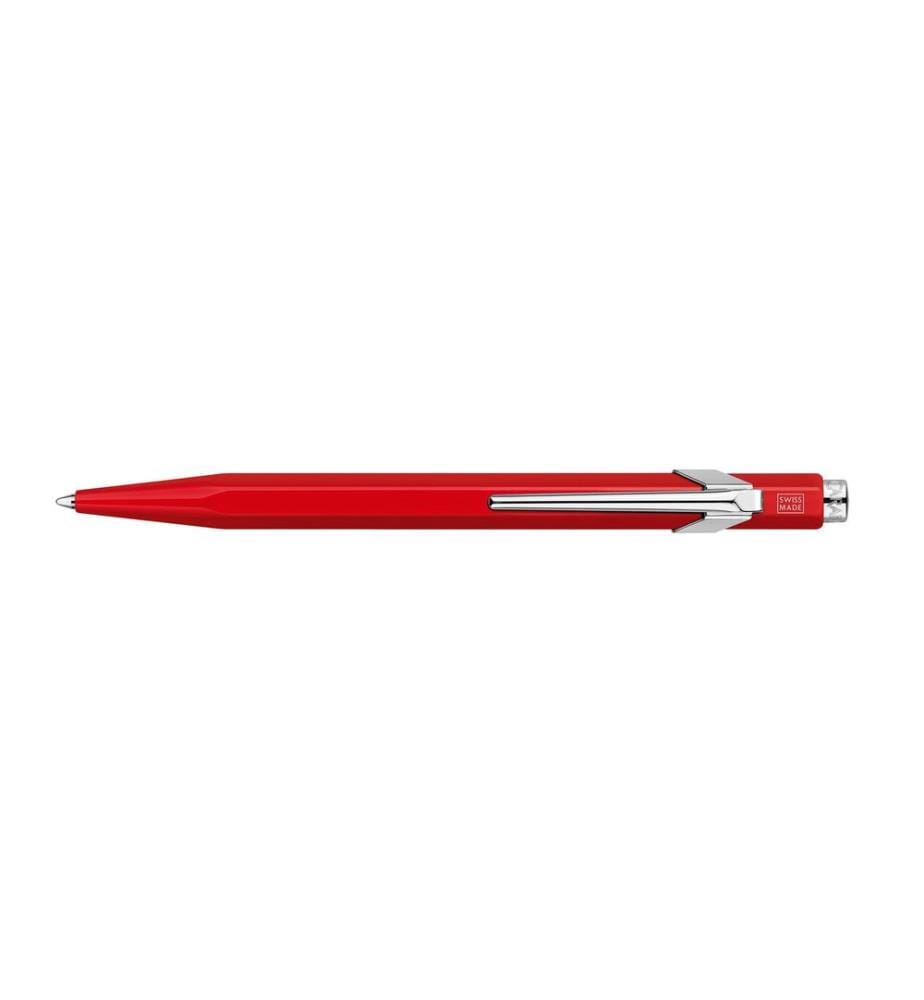 CARAN D'ACHE - Stylo bille 849 Ligne classique moyen (M), Rouge vif