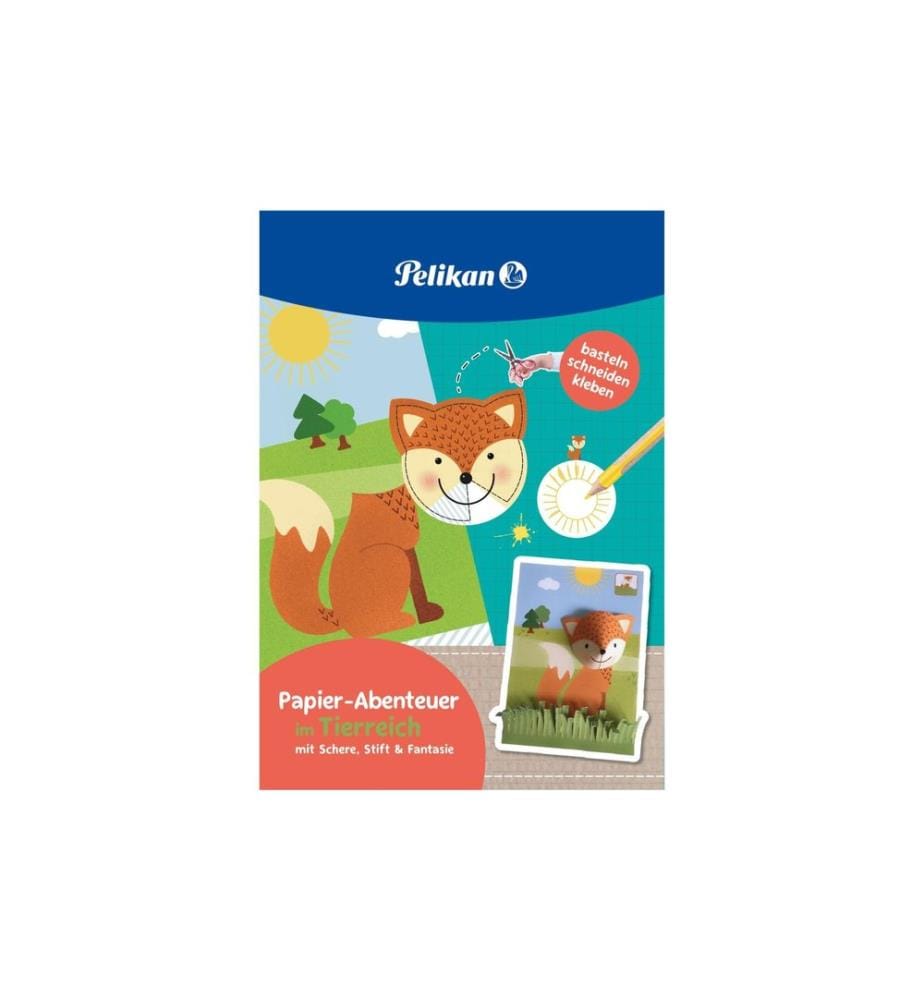 PELIKAN - Livre de bricolage Animaux 32 pages, FSC