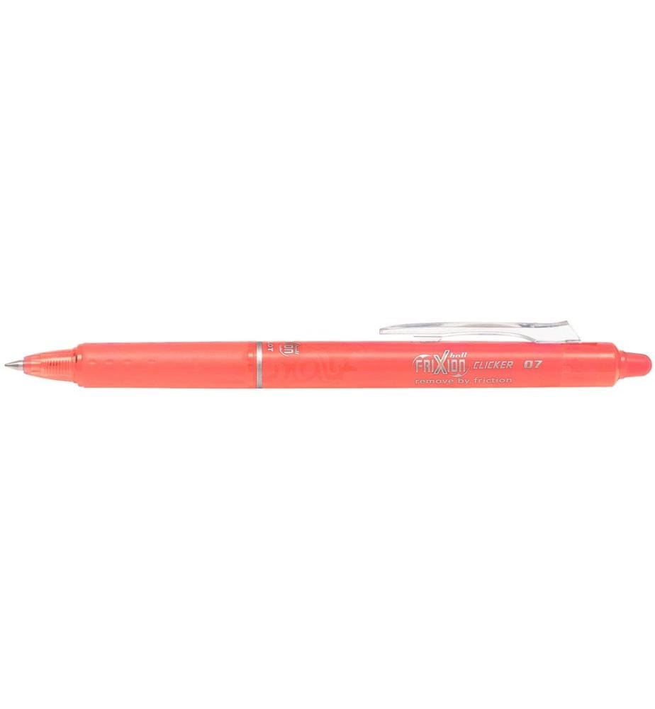PILOT - Stylo à bille roulante FriXion Clicker 0.35 mm, Corail-rose