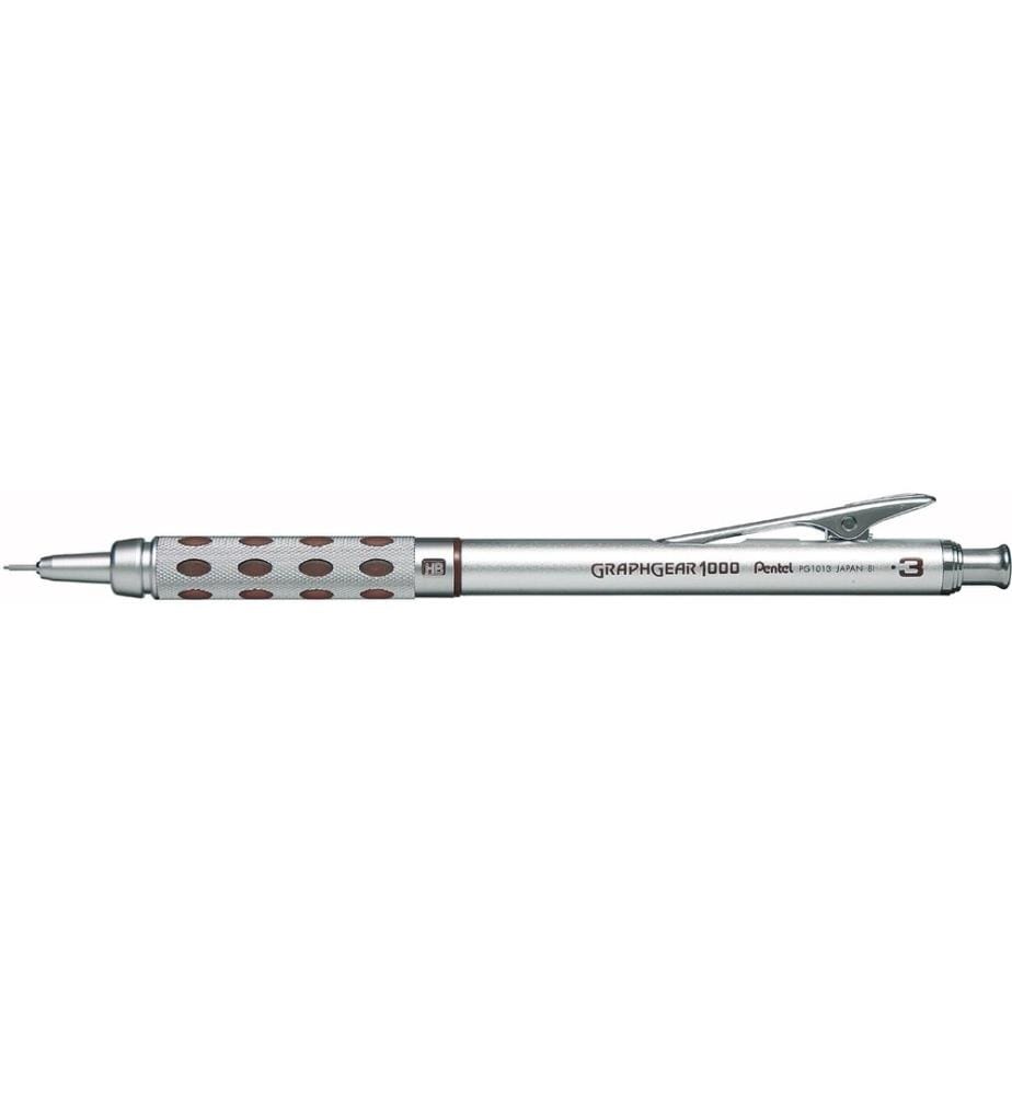 PENTEL - Crayon graphite sharp Argent/ Marron, 0.3 mm