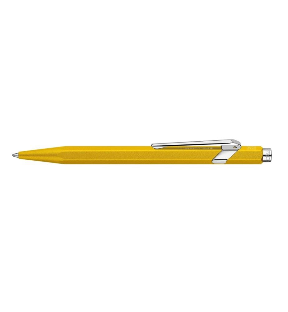 CARAN D'ACHE - Stylo bille 849 Colormat-x jaune moyen (M)