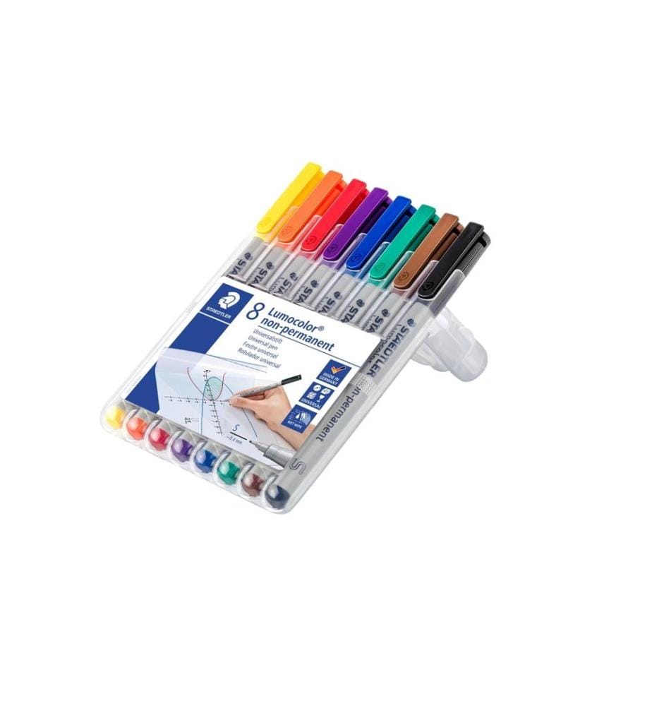 STAEDTLER - Marqueur effaçable Lumocolor 311 8 pièces
