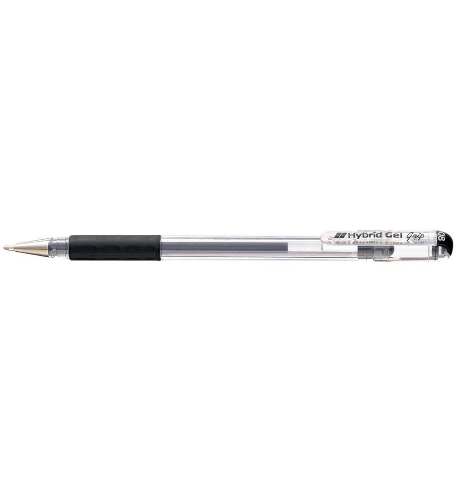 PENTEL - Roller encre Grip hybride en gel 0.4 mm, Noir
