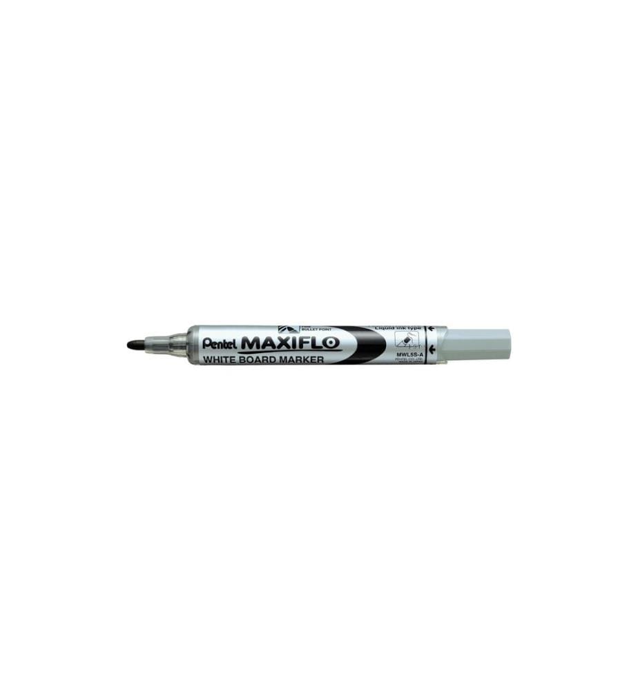 PENTEL - Marqueur pour tableau blanc Maxiflo 2 mm Noir, 1 pièce