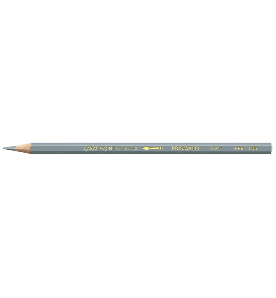 CARAN D'ACHE - Crayons de couleur Prismalo 3 mm, 1 pièce, Gris