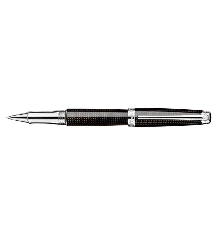 CARAN D'ACHE - Stylo à bille roulante Léman De Nuit fin (F), Noir