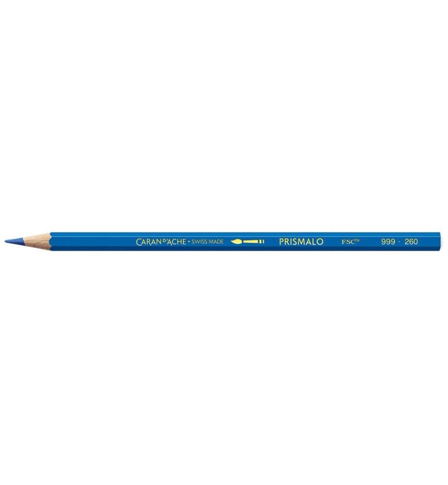 CARAN D'ACHE - Crayons de couleur Prismalo 3 mm, 1 pièce, Bleu