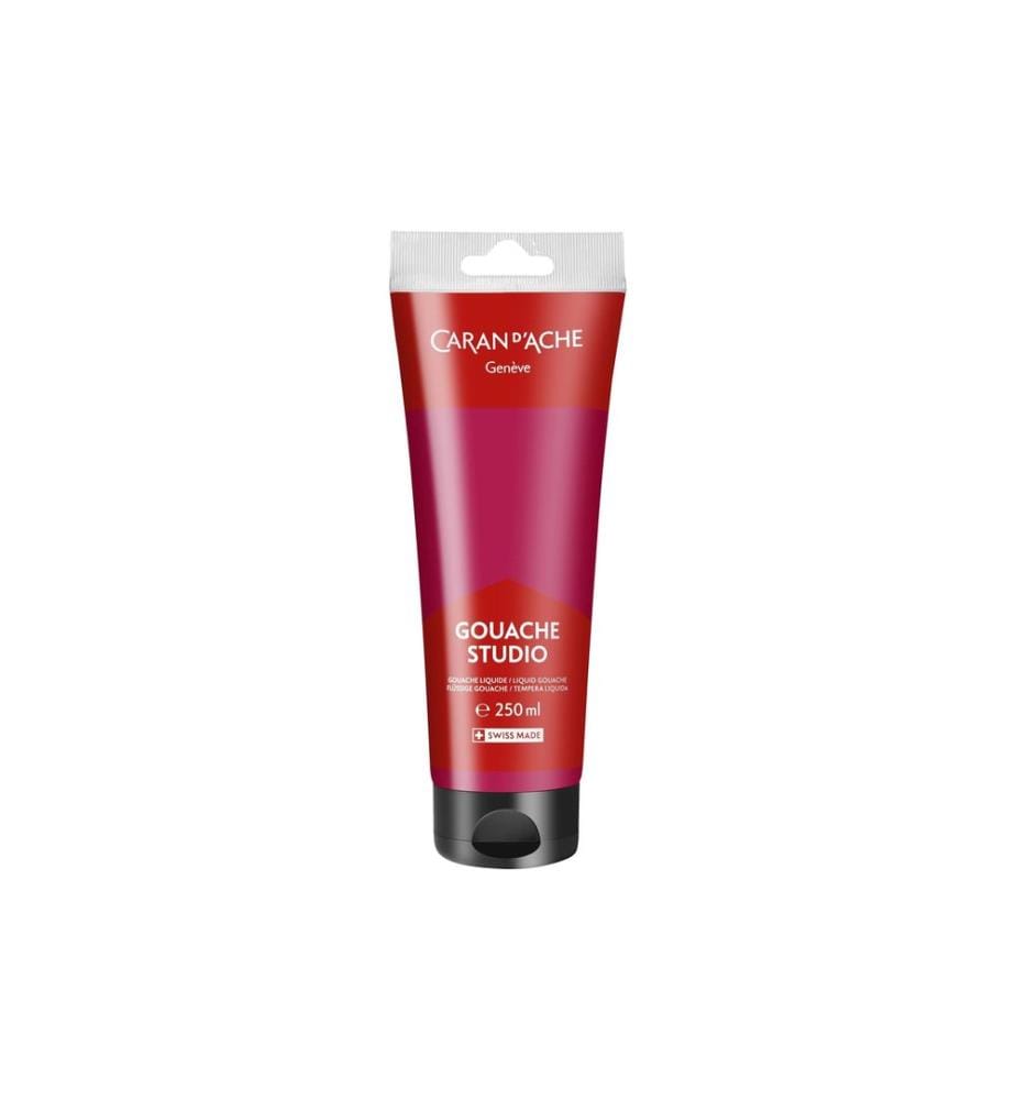 CARAN D'ACHE - Peinture à leau Gouache Studio 250 ml, Magenta