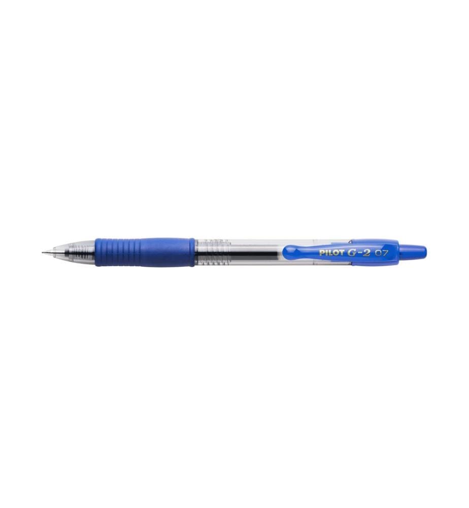 PILOT - Stylo à encre gel G-2 0,7 mm, Bleu