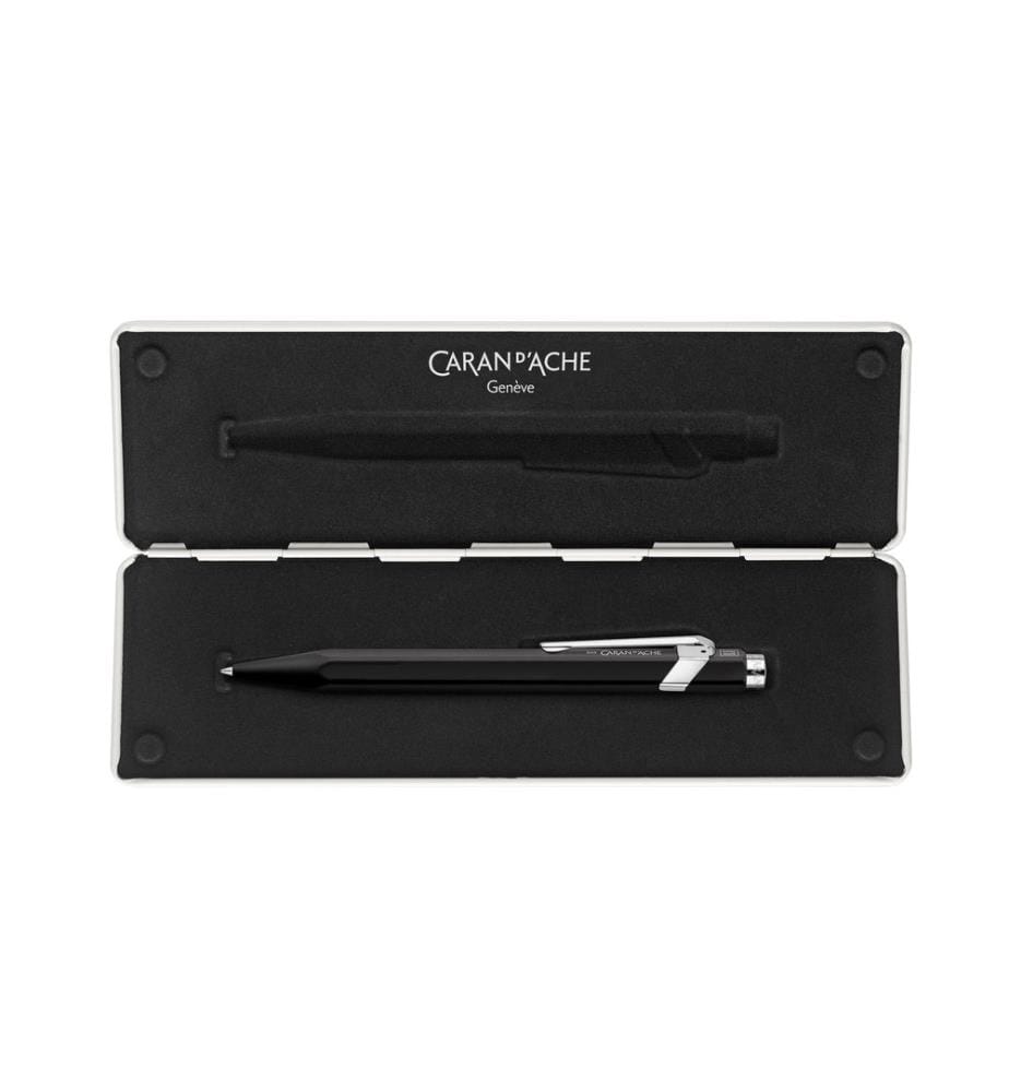 CARAN D'ACHE - Stylo à bille roulante 849 Ligne classique M, noir