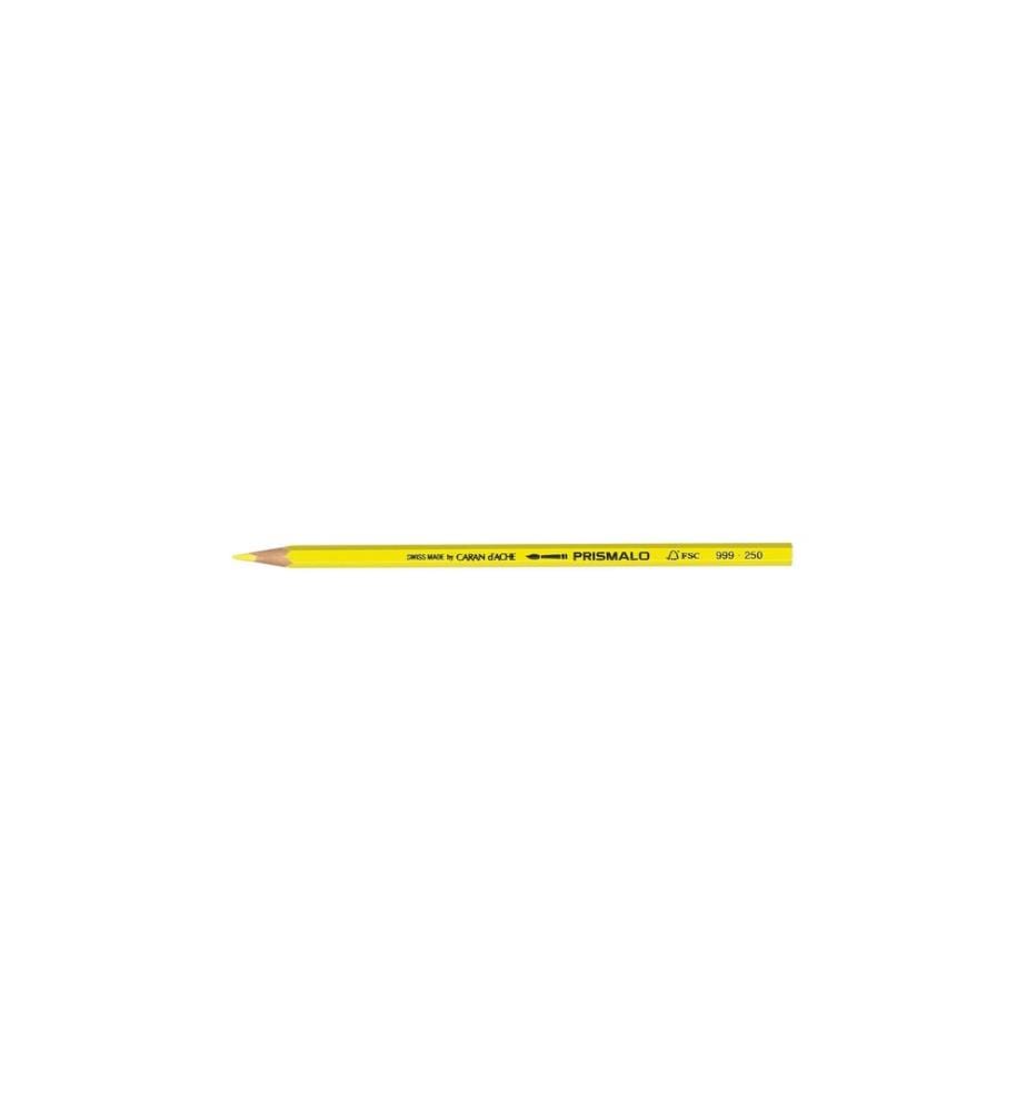 CARAN D'ACHE - Crayons de couleur Prismalo 3 mm, 1 pièce, jaune canari
