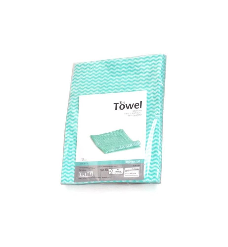 Elite - Chiffon universel 10 pièces, turquoise