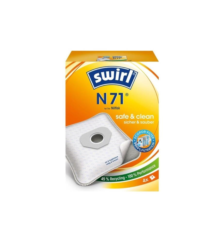 SWIRL - Sac filtrant pour aspirateur N 73 4 Pièce/s