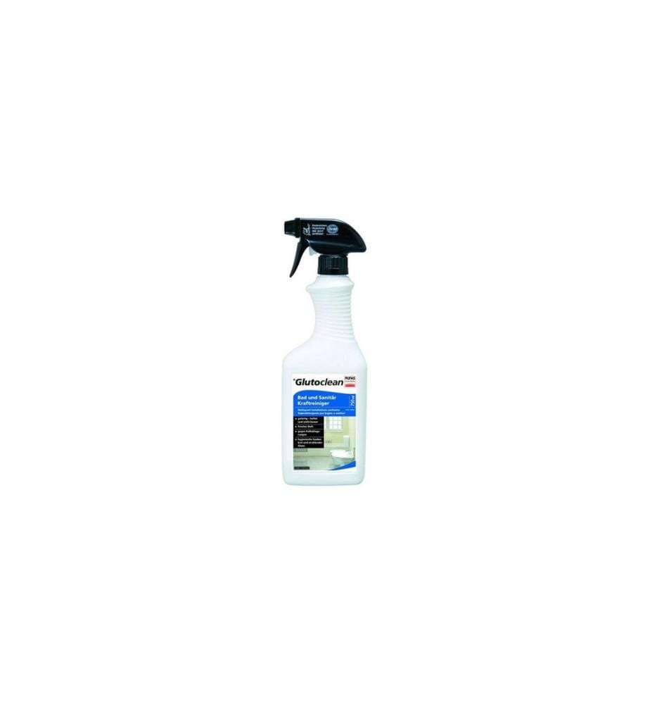 GLUTOCLEAN - Nettoyant surpuissant pour salles de bains et sanitaires 0.75 l