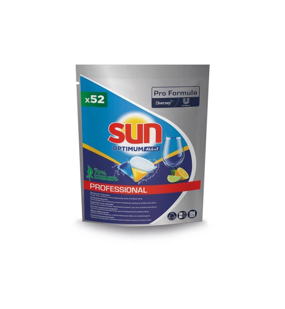 DIVERSEY PRO - Formula Sun Professional Caps All-in-1 Optimum 208 Pièce/s