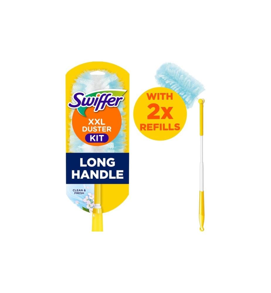 SWIFFER - Aimant à poussière avec dispositif de suspension XXL 2 pièces, Bleu/Jaune