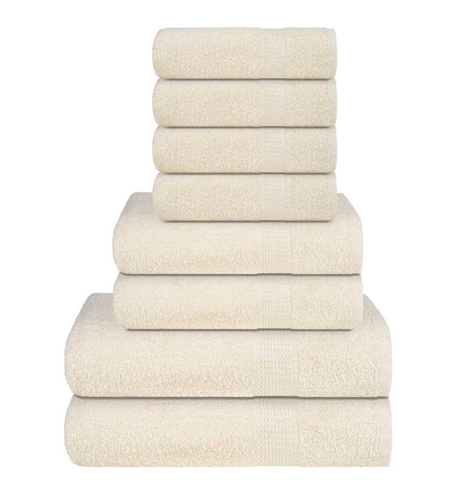 Ensemble de serviettes FROGN 8 pcs crème 360 g/m²