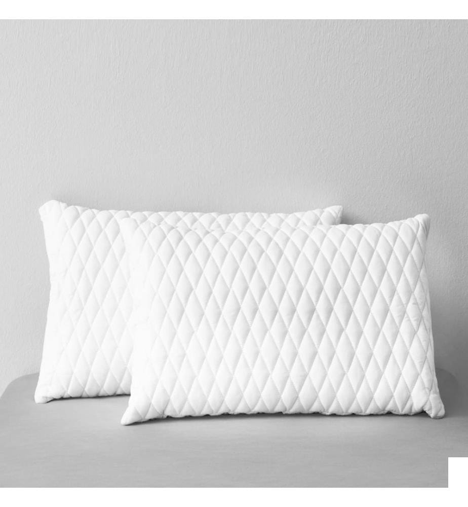 Oreillers lot de 2 60x40x14 cm Mousse à mémoire de forme