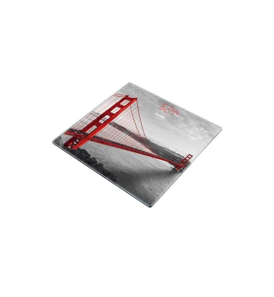BEURER - Pèse-personne GS 215 San Francisco Gris; Rouge
