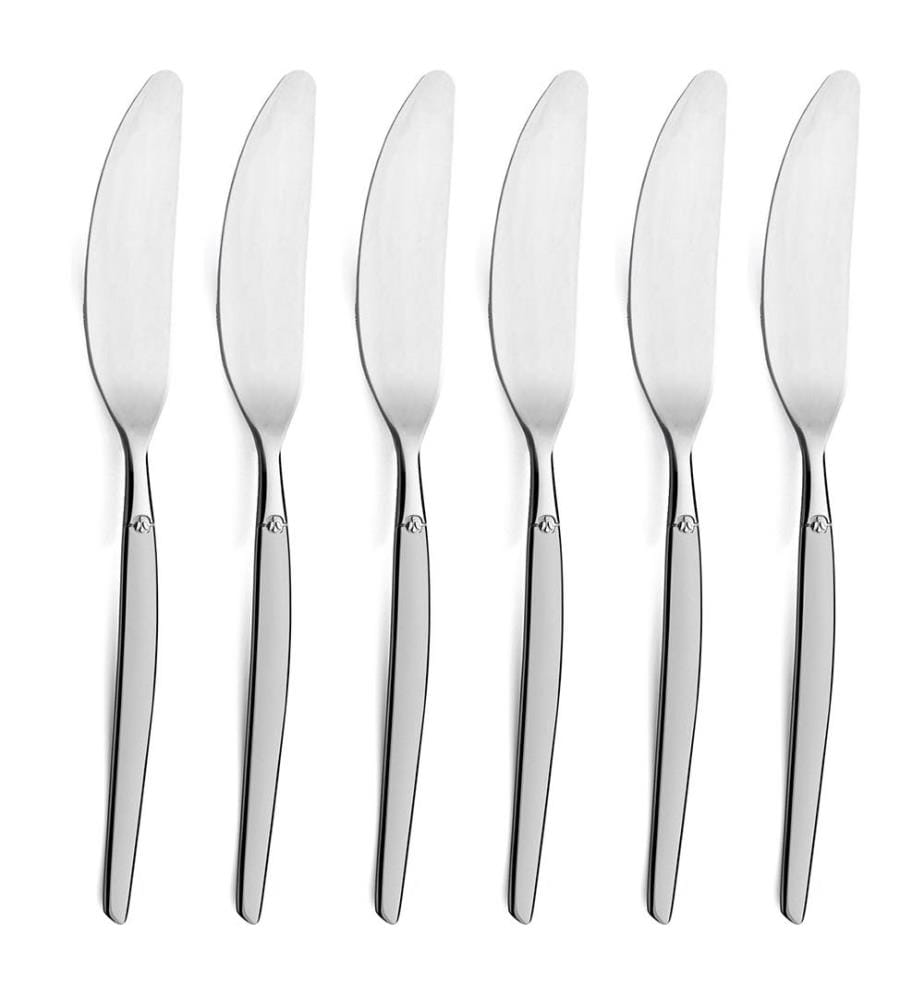 Jet Satin - Set 6 Couteaux à Beurre