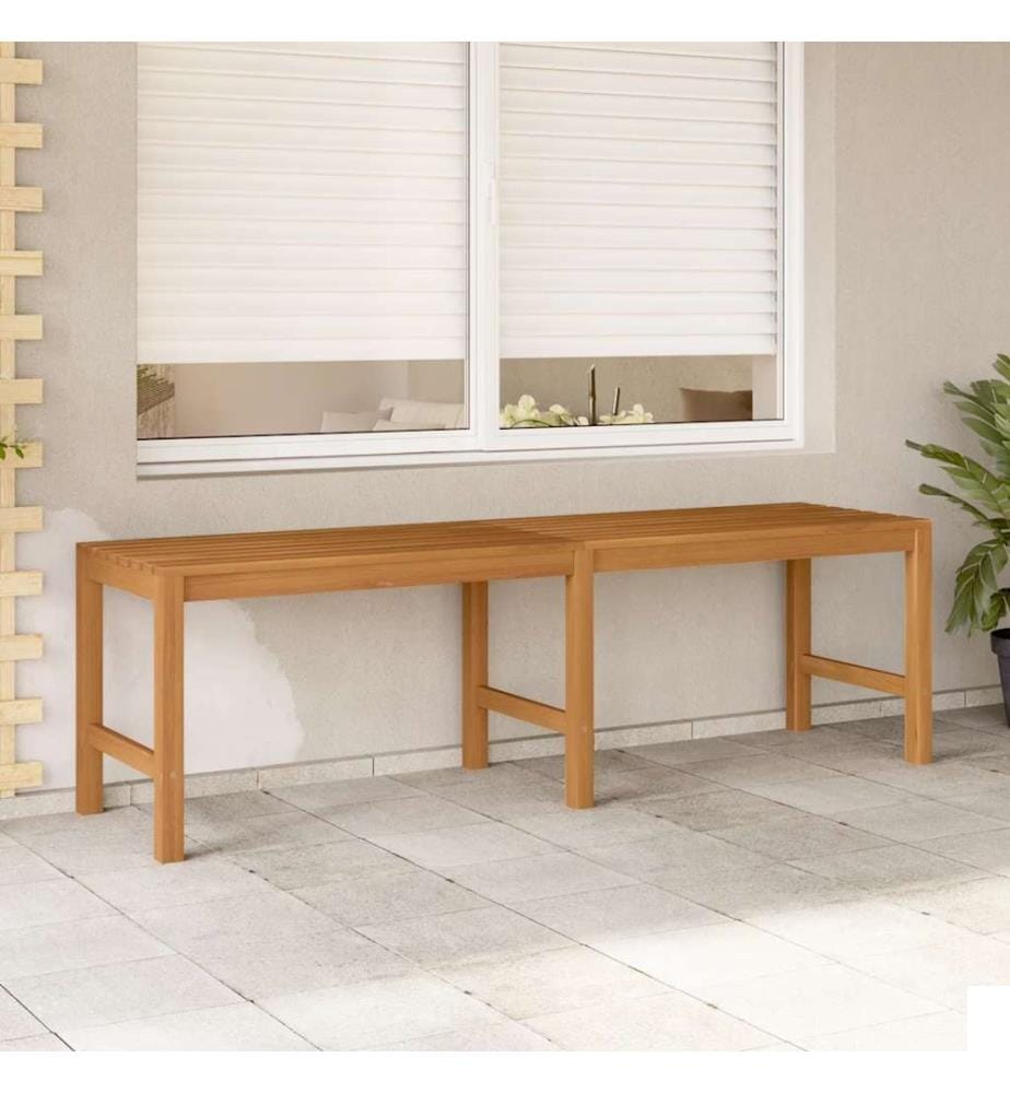 Banc de jardin 150 cm bois de teck massif