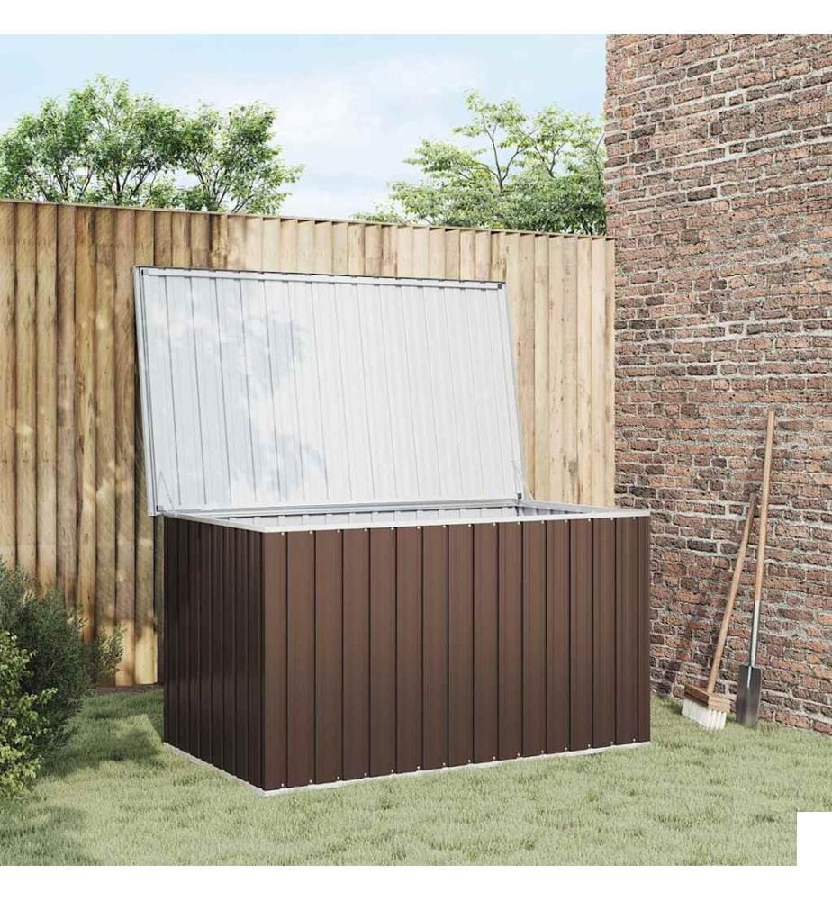 Boîte de rangement de jardin Marron 171x99x93 cm