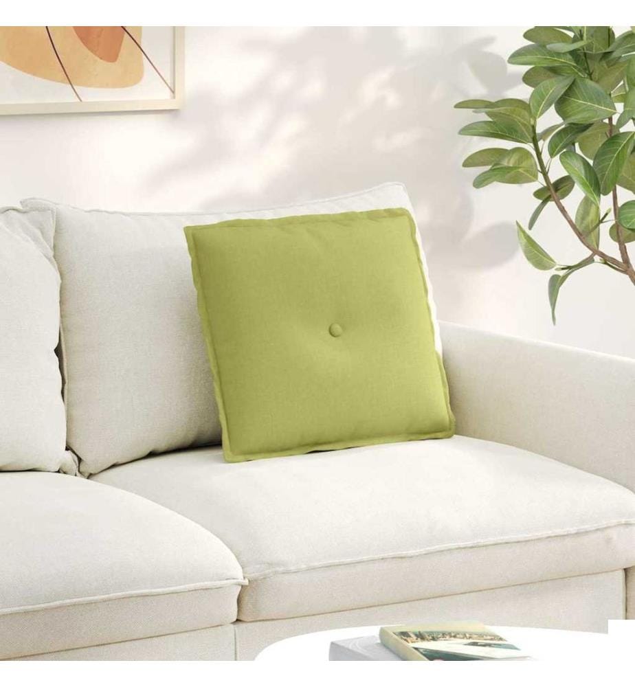 Coussin de Dos Vert clair 50 x 19 x 45 cm tissu