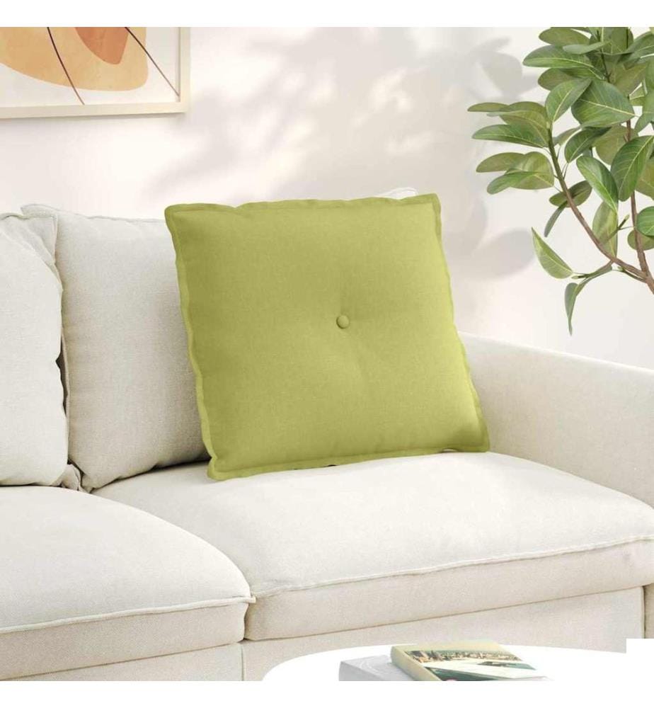 Coussin de Dos Vert clair 60 x 19 x 50 cm tissu