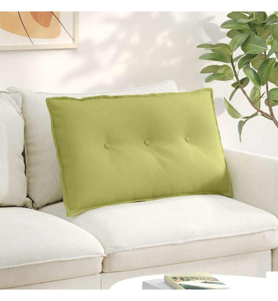 Coussin de Dos Vert clair 80 x 19 x 50 cm tissu