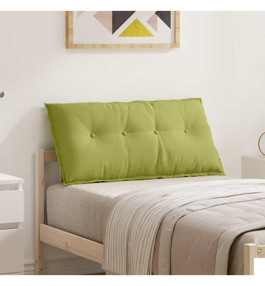 Coussin de Dos Vert clair 100 x 19 x 50 cm tissu