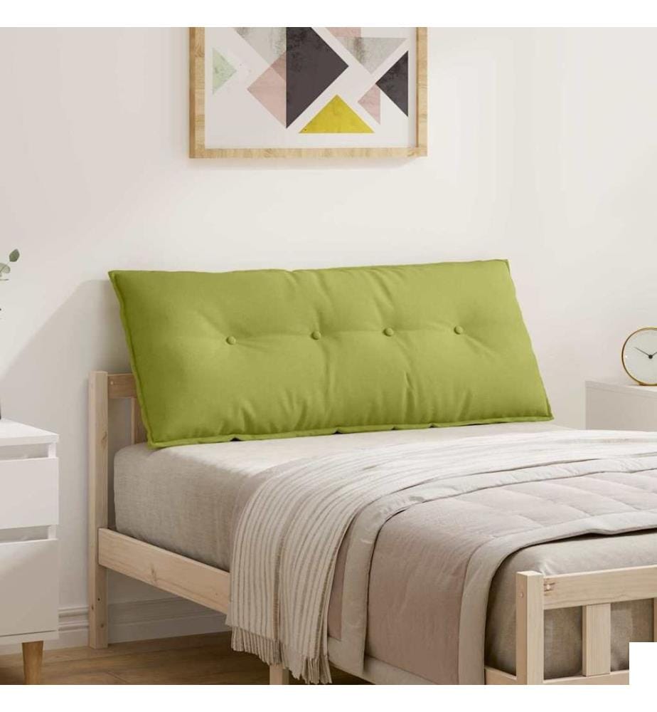 Coussin de Dos Vert clair 120 x 19 x 50 cm tissu