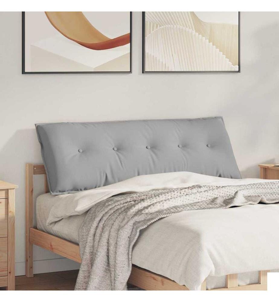 Coussin de Dos Gris nuage 140 x 19 x 50 cm tissu