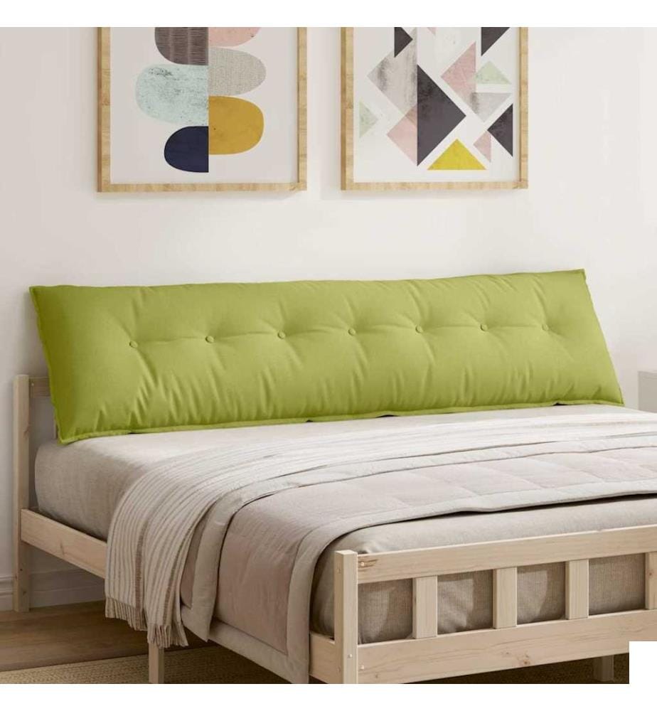 Coussin de Dos Vert clair 200 x 19 x 50 cm tissu