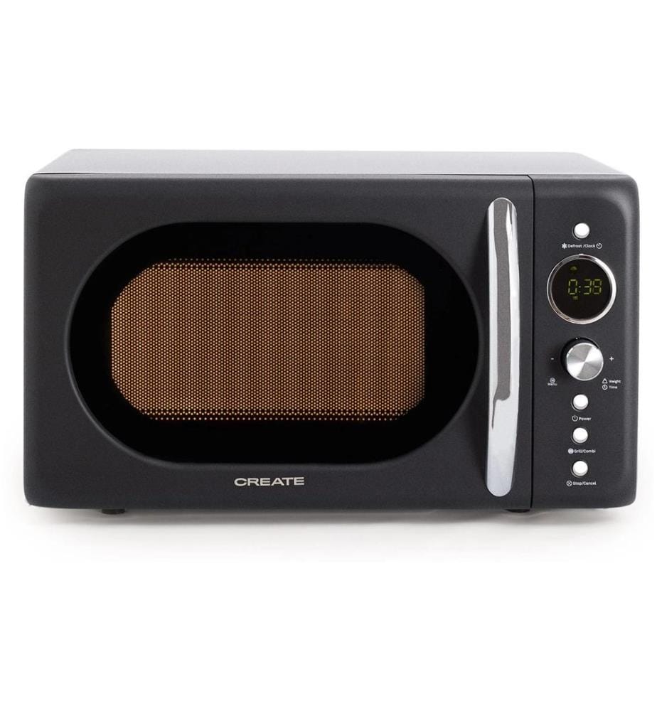 Create - Four à micro-ondes Retro Noir